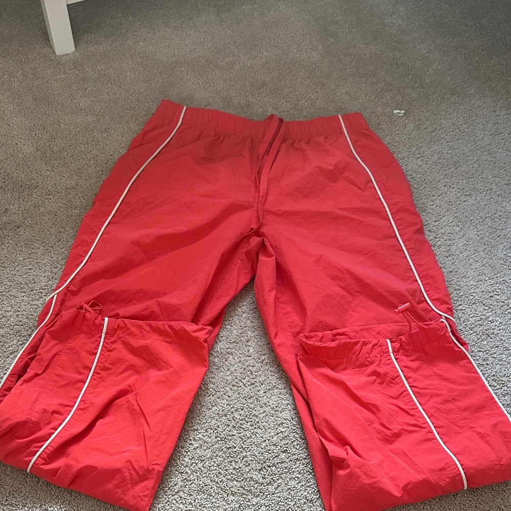 BDG Vibrant Red Drawstring Pants